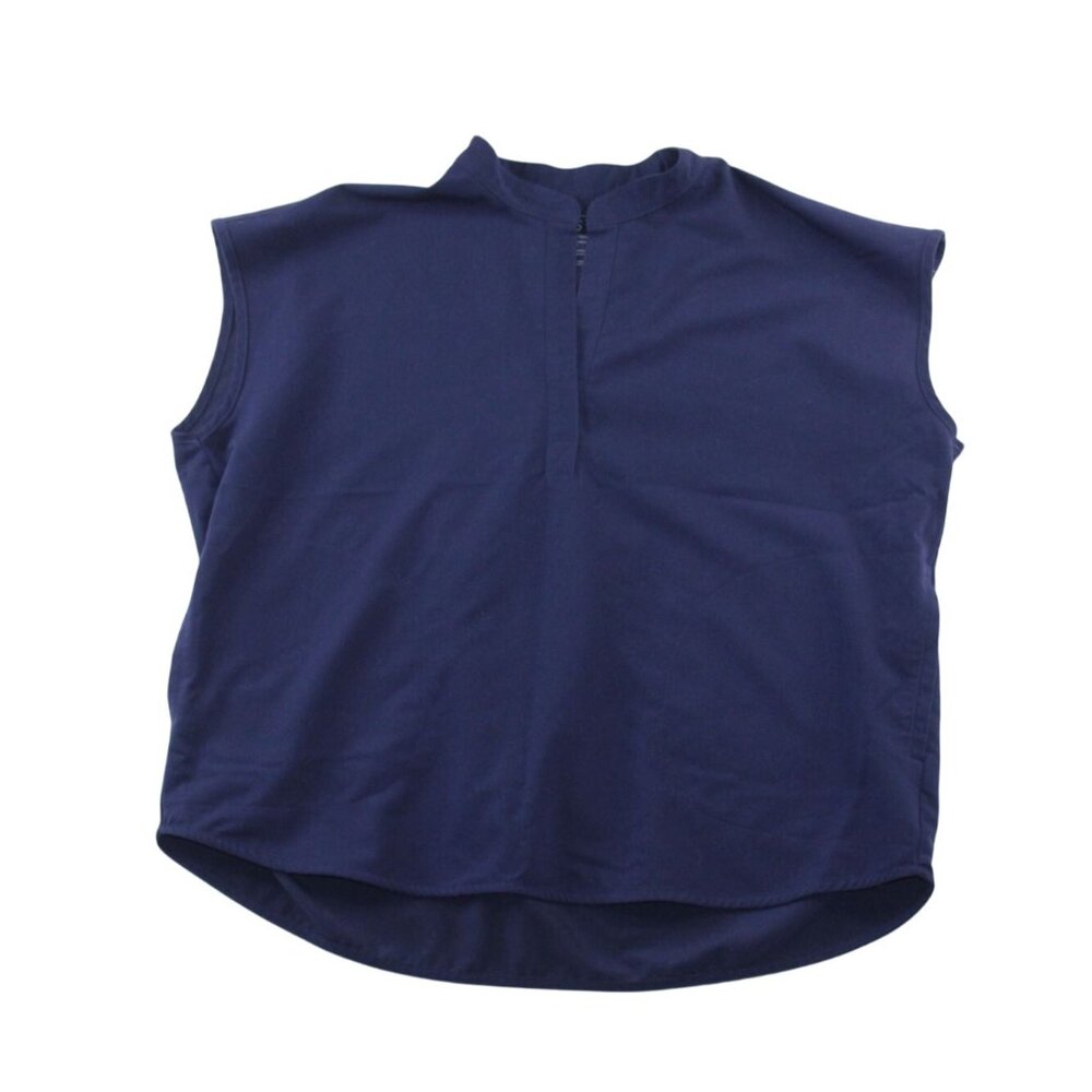 Figs XL Rafaela Navy Blue Sleeveless Scrub Top Vest Medical Nurse Vet EMS